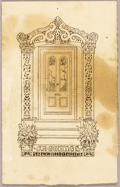 Boktryck (som komplement till Doorframe, 2008.554) av Unknown artist