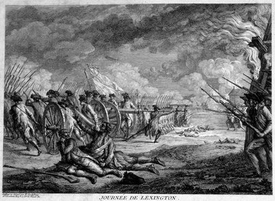 Lexington Day (Massachusetts, U.S.A.), 19 april av Unknown artist