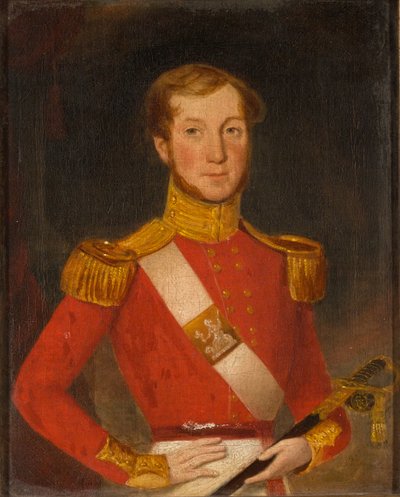 Löjtnant John Spring, 9:e av Unknown artist