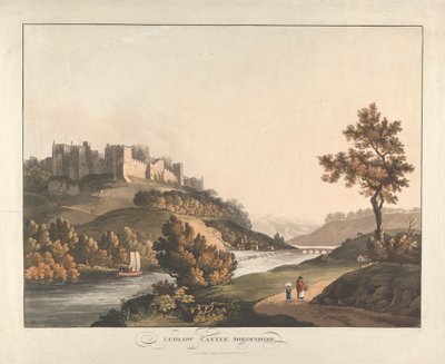 Ludlow Castle, Shropshire av Unknown artist