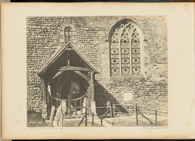 Lyminge kyrkas veranda. av Unknown artist