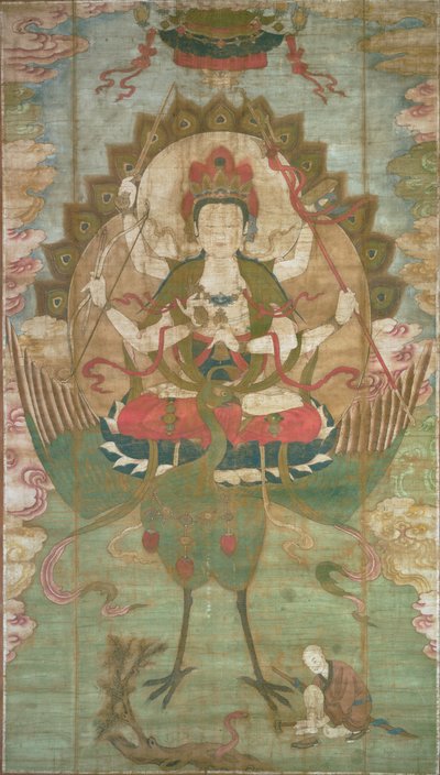 Mahamayuri Vidyaraja av Unknown artist