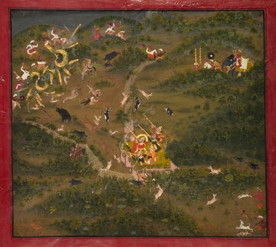Maharaja Jagat Singh jakt av Unknown artist