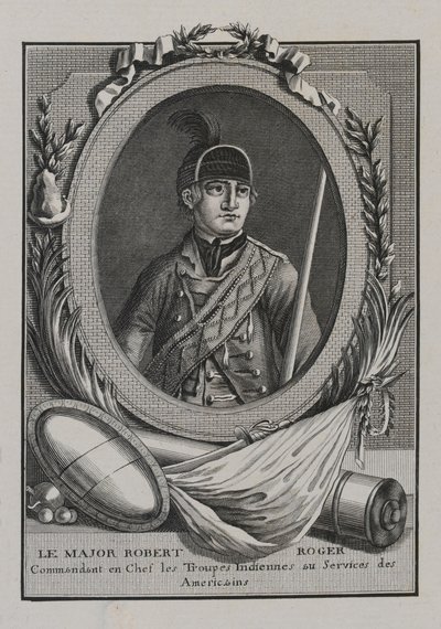 Major Robert Rogers av Unknown artist