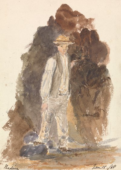 Man Standing (Madeira 15/68 jan) av Unknown artist