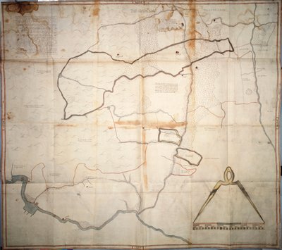 Karta över Lismore, Irland av Unknown artist