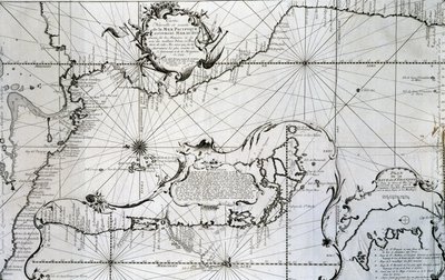 Karta över Stilla havet av Unknown artist