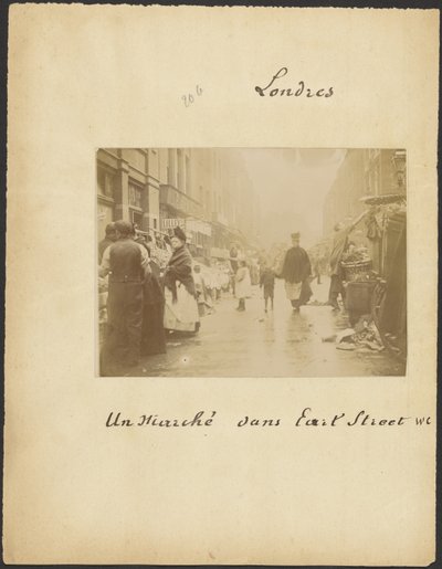 [Marknaden på Earl Street] av Unknown artist