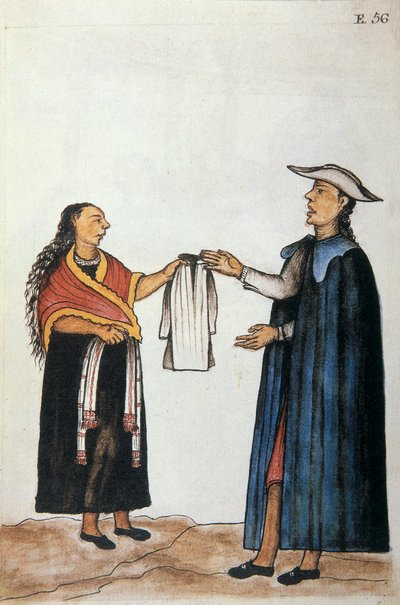 Boken "Trujillo Del Peru" eller "Codex Martinez Companion", av Baltazar Martinez Companion och Bujanda, biskop av Trujillo (1782-1785) av Unknown artist