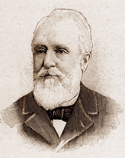 Medlemmar av Academy Francaise 1895: porträtt av Paul Armand Challemel Lacour (Paul-Armand Challemel-Lacour) (1827-1896), politiker, diplomat och historiker av fransk filosofi. av Unknown artist