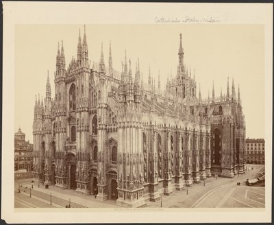 Milano, Katedralen från det kungliga palatset av Unknown artist