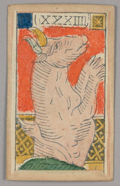 Minchiate (Tarot) spelkort av Unknown artist