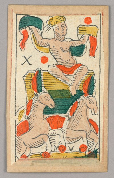 Minchiate (Tarot) spelkort av Unknown artist