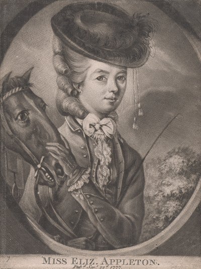 Miss Elizabeth Appleton av Unknown artist