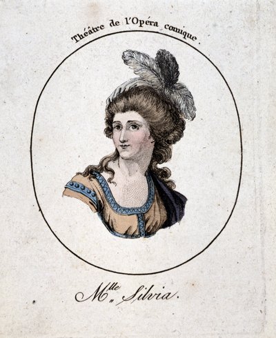 Miss Silvia, skådespelerska i Opera Comique, n.d. 18:e s. av Unknown artist
