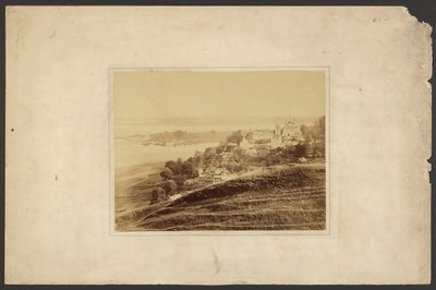 [Klostret vid Volgas strand, Nizjnij Novgorod] av Unknown artist