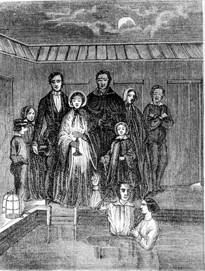 Mormondop. 1800-talsgravyr. av Unknown artist
