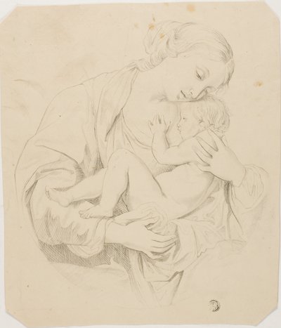 Mamma och barn av Unknown artist