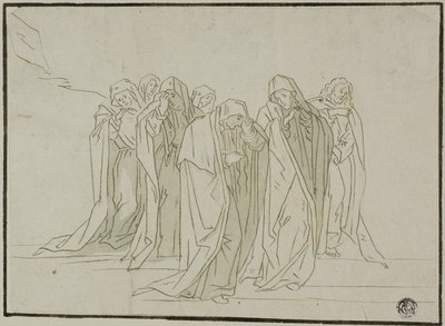 Sörjande figurer av Unknown artist