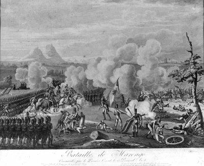 Napoleonkriget: Slaget vid Marengo, 14 juni av Unknown artist