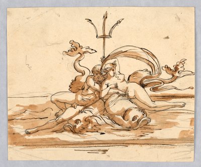 Neptunus och Amfitrit av Unknown artist