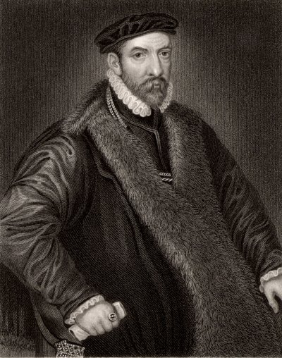 Nicholas Bacon (1509-1579) av Unknown artist