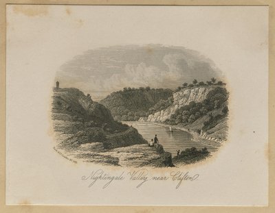 Nightingale Valley, nära Clifton av Unknown artist
