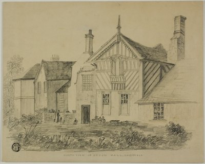 North View av Broom Hall, Sheffield av Unknown artist