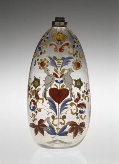 Amnings- eller drogflaska, c. 1750-1800 (glas) av Unknown artist