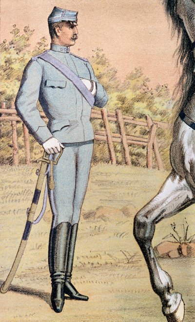 Officer av Sveriges konungs Corpguard av Unknown artist