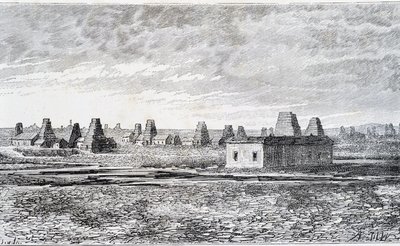 Oljekällor, Baku, Kaukasus (Nobel) av Unknown artist