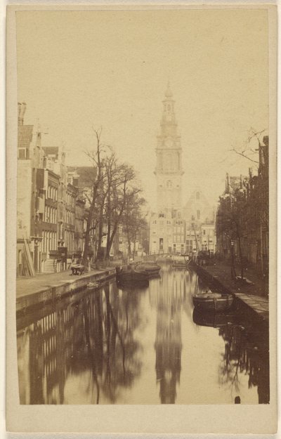 Gamla kyrkan, Amsterdam av Unknown artist