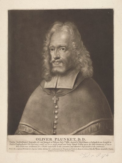Oliver Plunketsスウェーデン語 av Unknown artist