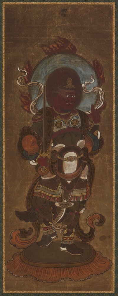 En av de tolv deva: Rasetsu-ten (<em>Raksasa</em>, närmare bestämt <em>Nirrti</em>) av Unknown artist