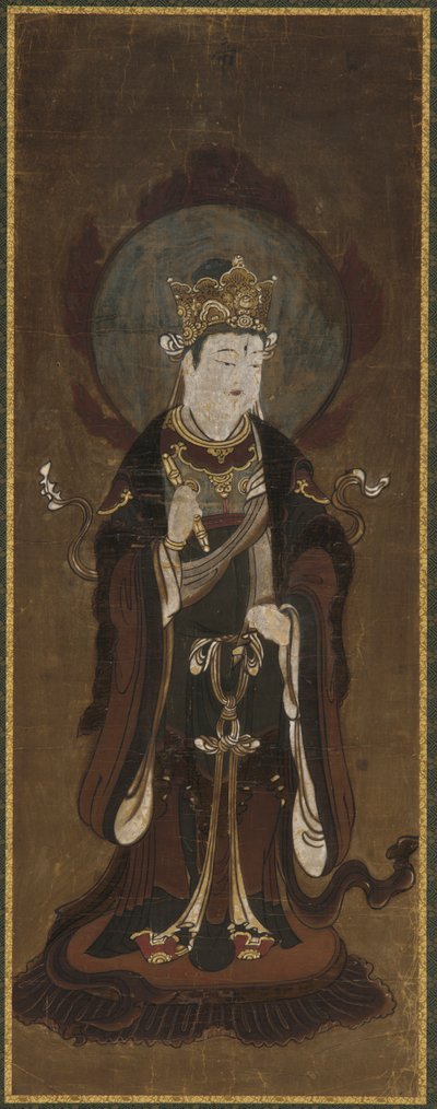 En av de tolv deva: Taishaku-ten (<em>Indra</em>) av Unknown artist