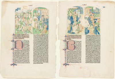 Inledande sidor från Valerius Maximus minnesvärda fakta och talesätt av Unknown artist