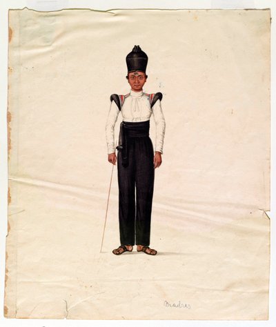 Ordningsfull pojke, Madras Army av Unknown artist