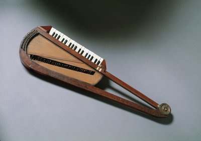 Orphica, litet musikinstrument (bärbart piano, uppfann av Carl Leopold Rollig i slutet av 1700-talet, Wien av Unknown artist