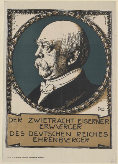 Otto greve av Bismarck (tryck) av Unknown artist