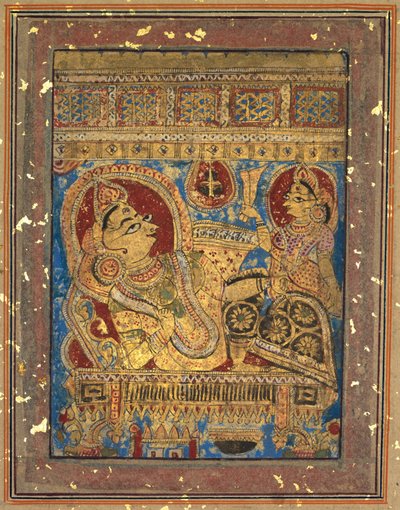 Sida från en Kalpa-sutra: Mahaviras födelse av Unknown artist