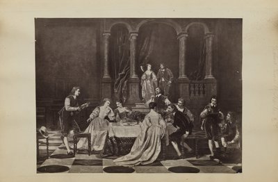 [Målning av musikrecital] av Unknown artist