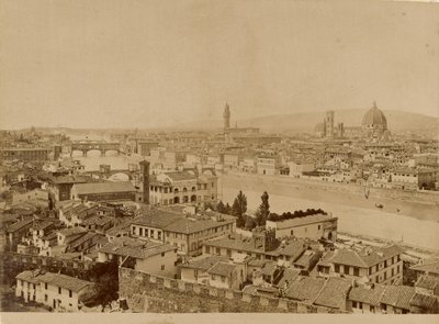 [Panoramautsikt över Florens] av Unknown artist