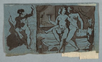 Paris, Zeus på besök i Callisto av Unknown artist