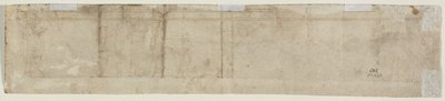Partiell arkitektonisk studie (verso) av Unknown artist