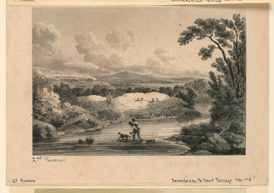Pastoral scen, 2:a processen av Unknown artist