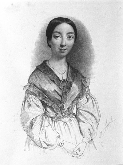 Pauline Viardot - Garcìa (1821-1910), fransk sångerska. av Unknown artist