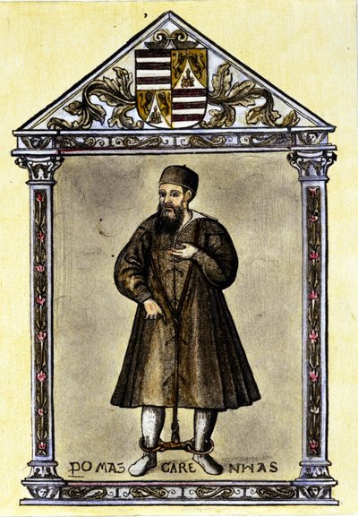 Pedro Mascarenhas (portugisisk navigatör) kedjad. av Unknown artist