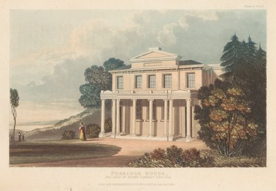 Perridge House: The Seat of Henry Limbrey Toll, Esq. av Unknown artist
