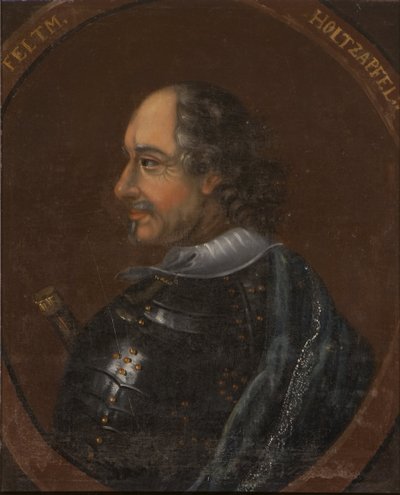 Peter Melander, comte de Holzappel - Porträtt av greve Peter Melander av Holzappel (1589-1648), Anonym . Olja på duk. Mått: 64x54 cm. Nationalmuseum Stockholm av Unknown artist