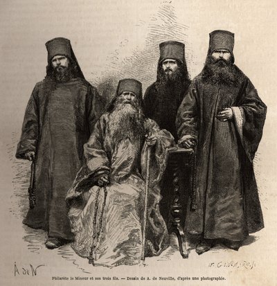 Philarete Ushka, känd som gruvarbetaren av Unknown artist